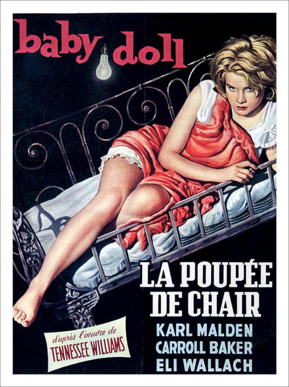Baby Doll Movie Poster Vintage Retro Advert Poster A4 Photo Print