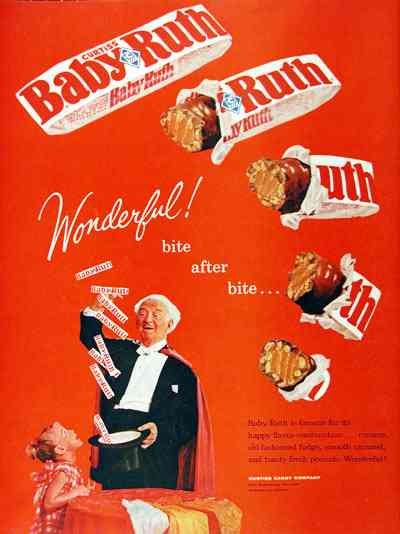 Baby Ruth 1135 advert A4 Photo Print