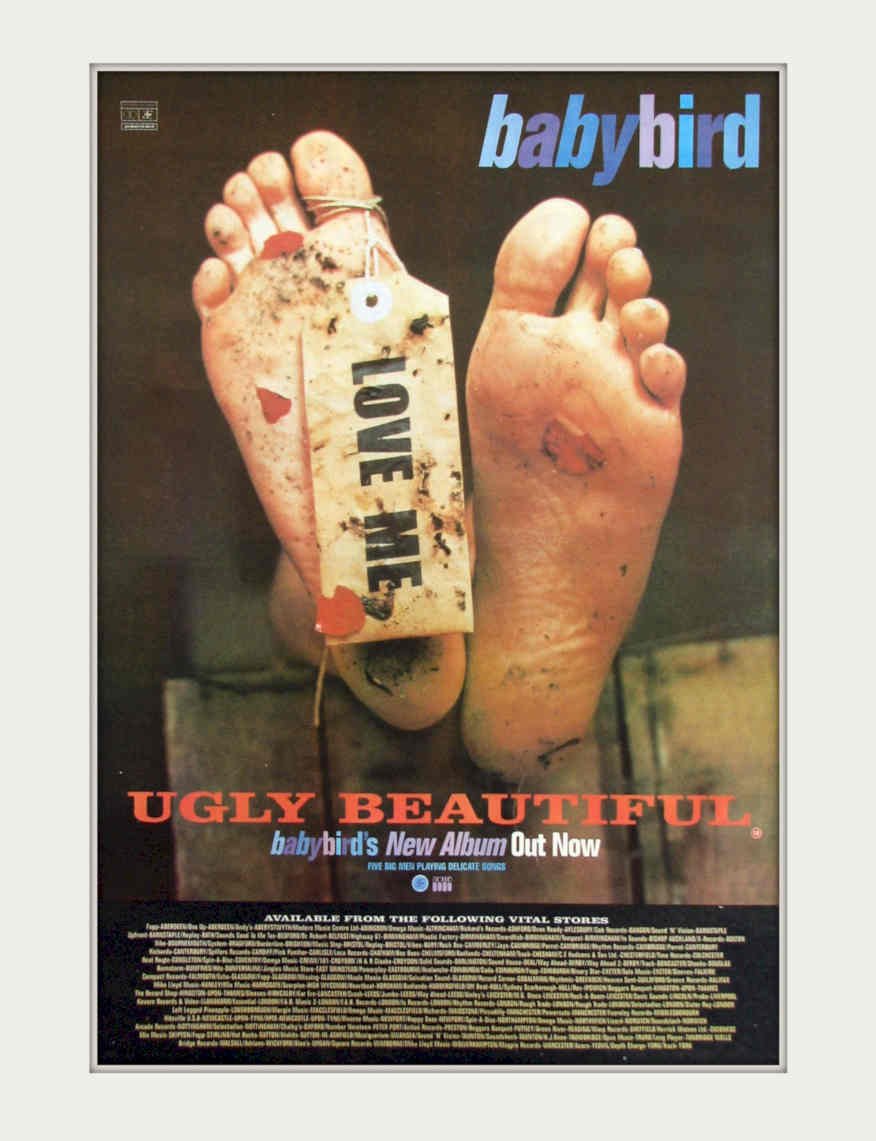 Babybird Ugly Beautiful Vintage Retro Advert Poster A4 Photo Print