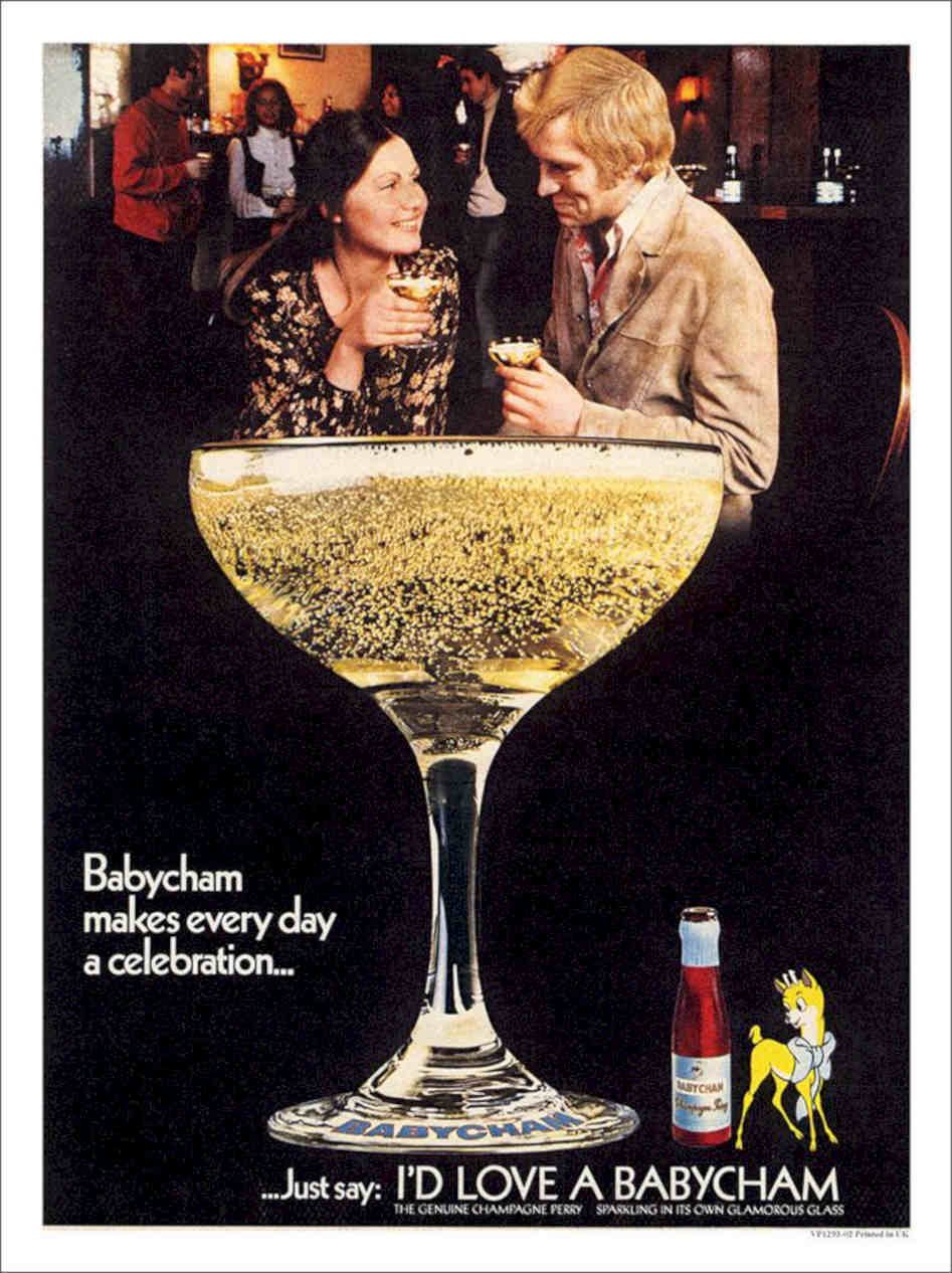 Babycham Advert 2 Vintage Retro Advert Poster A4 Photo Print