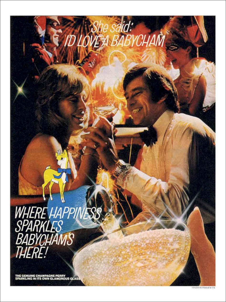 Babycham Advert Vintage Retro Advert Poster A4 Photo Print