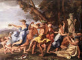 Bacchanal Before Statue Eur A4 Photo Print