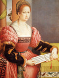Bacchiacca Francesco Ubertini Portrait Of A Lady Art A4 Photo Print UK