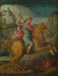 Bacchiacca Marcus Curtius A4 Photo Print
