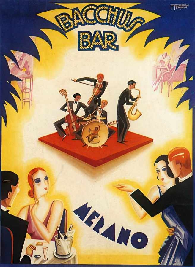 Bacchus Bar Vintage Advert A4 Photo Print