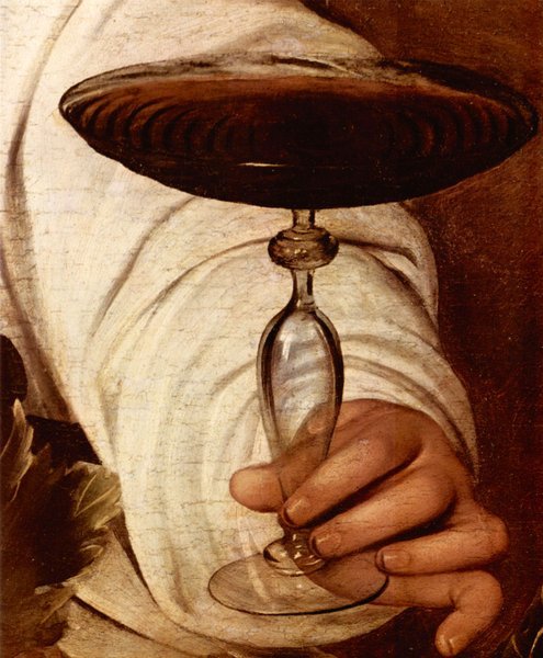 Bacchus detail 2 Caravaggio A4 Photo Print