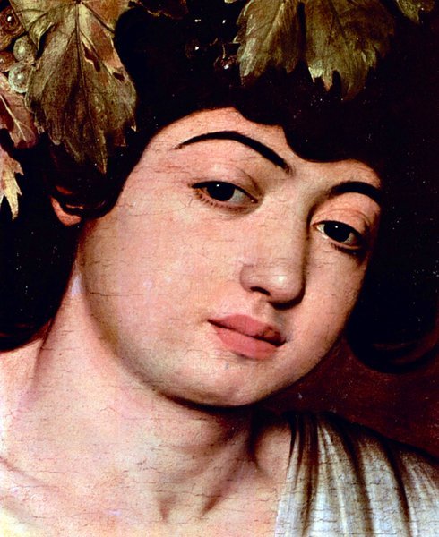 Bacchus detail Caravaggio A4 Photo Print