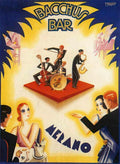 Bacciu Bar Merano Vintage Retro Advert Ads A4 Photo Print