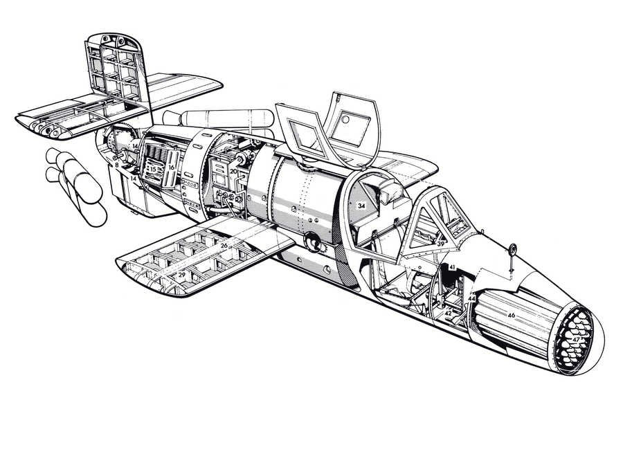 Bachem Ba 349 cutaway A4 Photo Print
