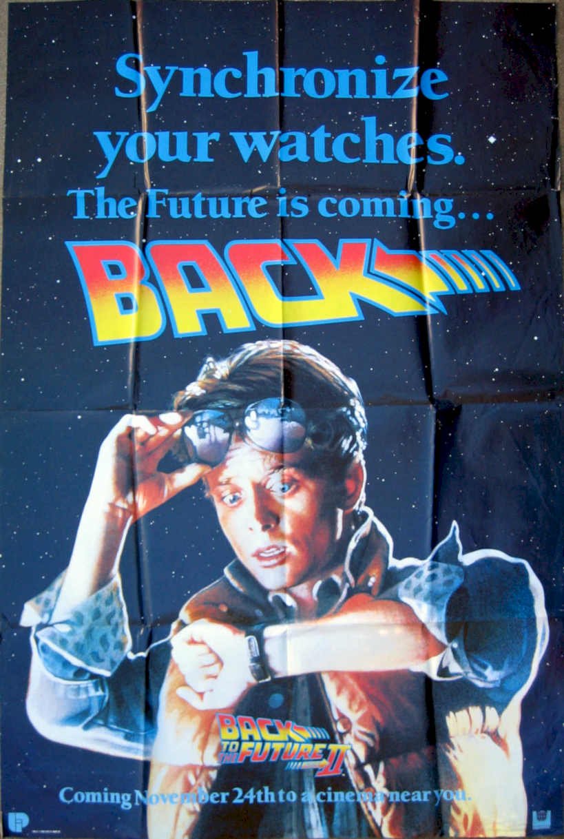 Back Future Poster Vintage Retro Advert Poster A4 Photo Print