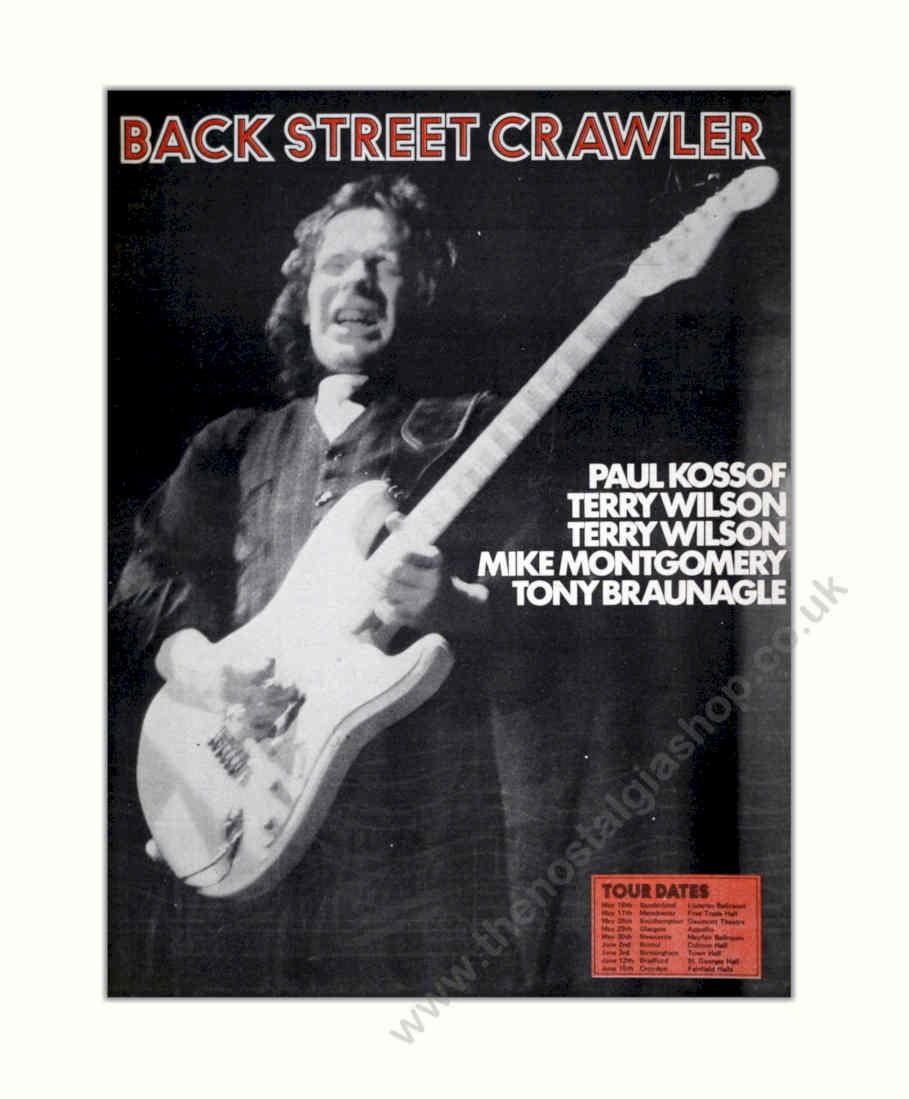 Back Street Crawler Vintage Retro Advert Poster A4 Photo Print