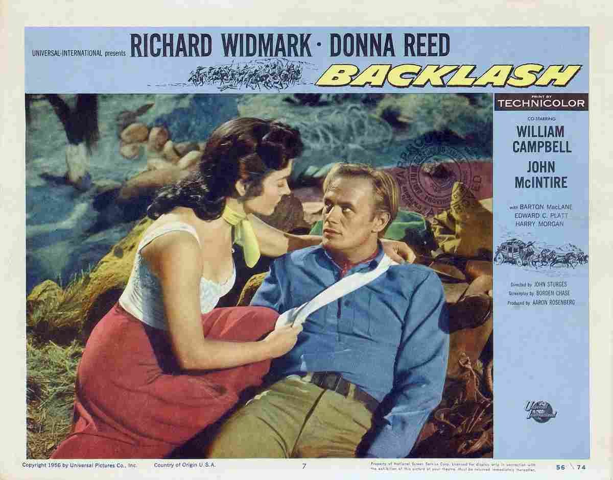 Backlash 1956 03 film star poster A4 Photo Print