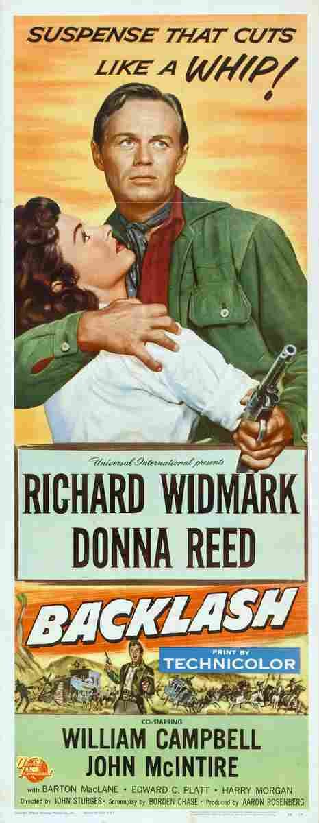 Backlash 1956 04 film star poster A4 Photo Print