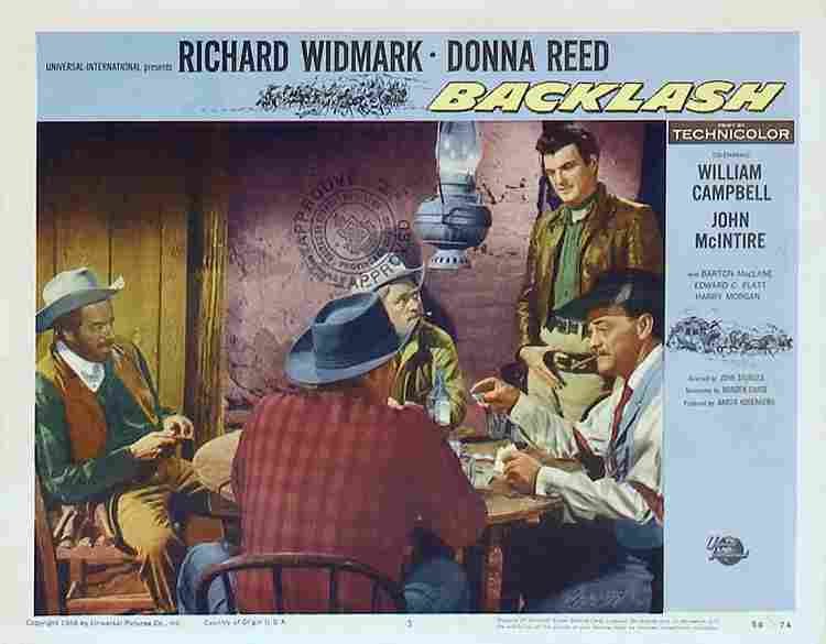 Backlash 1956 05 film star poster A4 Photo Print