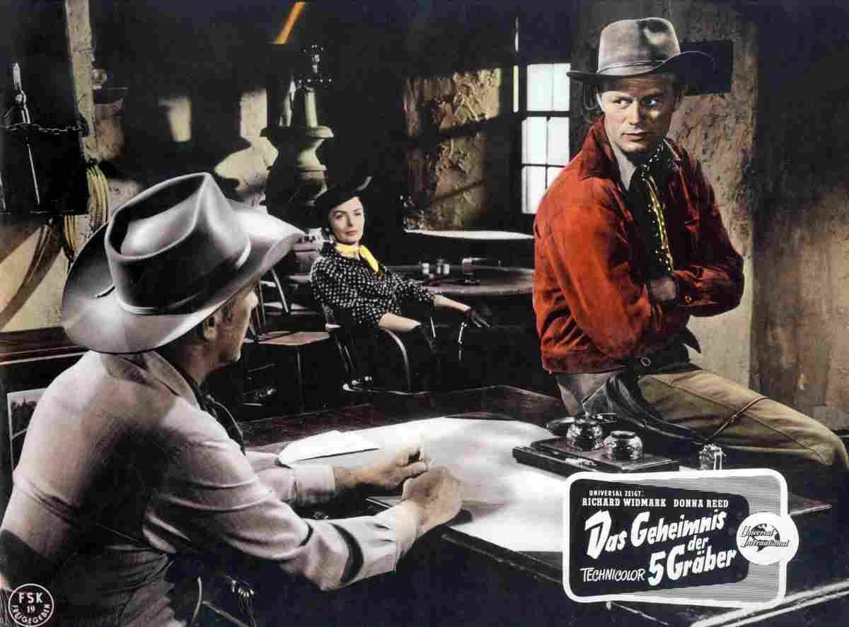 Backlash 1956 07 film star poster A4 Photo Print
