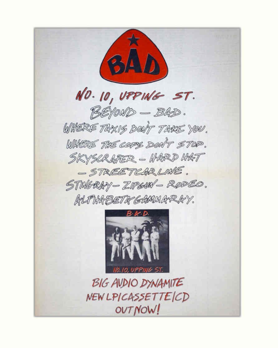 Bad Audio Dynamite Vintage Retro Advert Poster A4 Photo Print