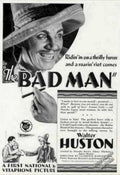 Bad Man Huston Vintage Retro Advert Ads A4 Photo Print