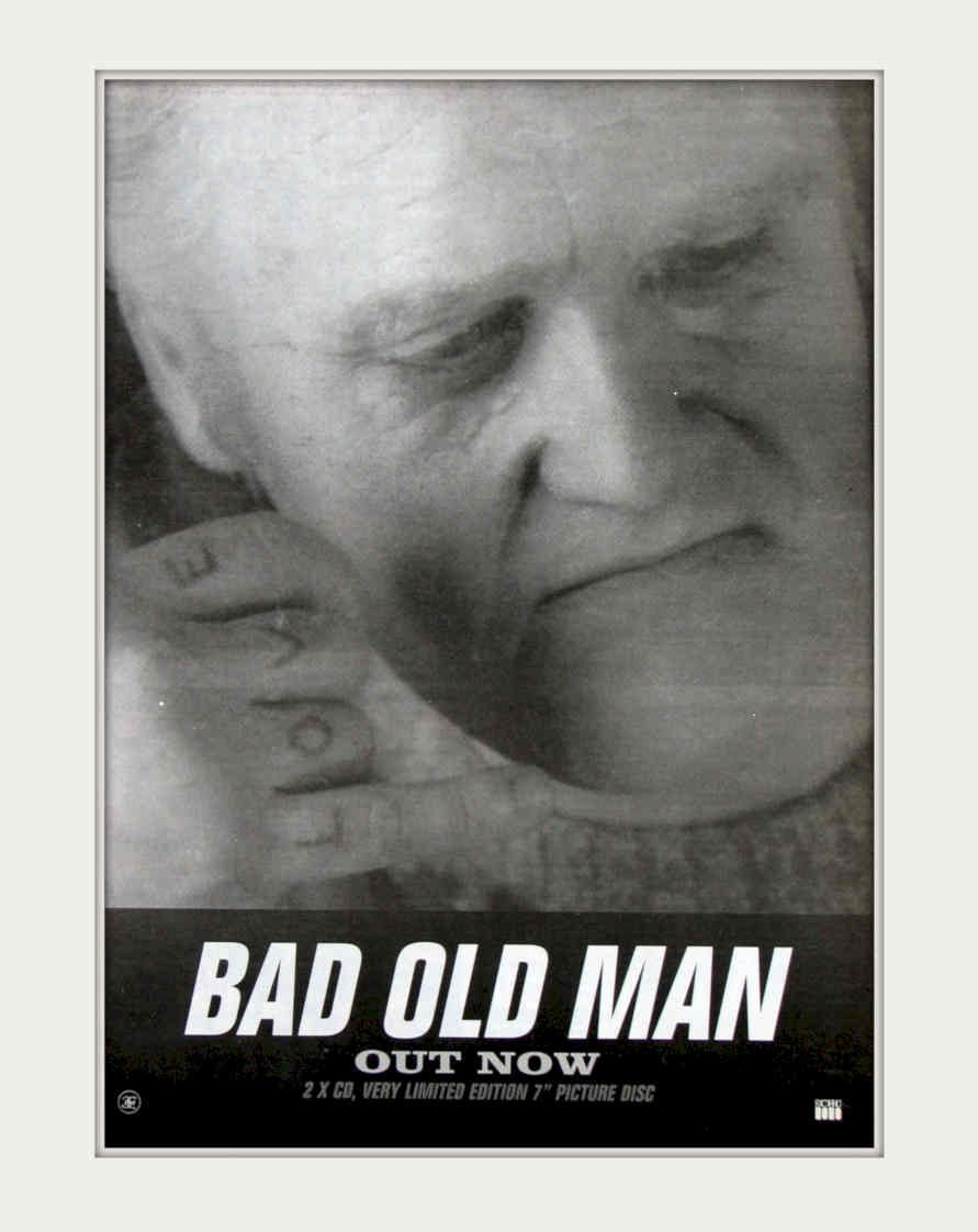 Bad Old Man Vintage Retro Advert Poster A4 Photo Print