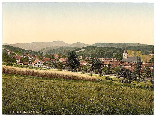 Bad Sachsa Saxony Vintage A4 Photo Print