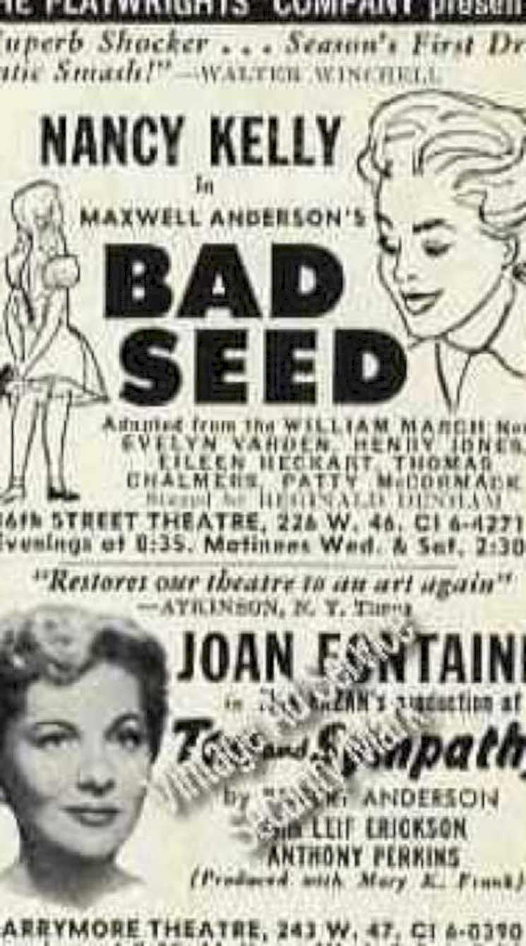 Bad Seed Theatre Vintage Retro Advert Ads A4 Photo Print