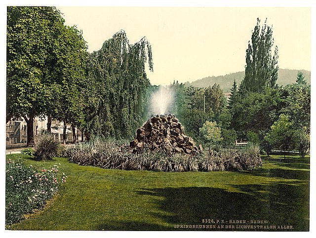 Baden Baden II Baden Vintage A4 Photo Print