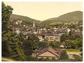 Baden Baden and the Kurgarten Baden Vintage A4 Photo Print