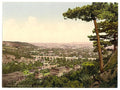 Baden Baden general view with castle II Baden Vintage A4 Photo Print
