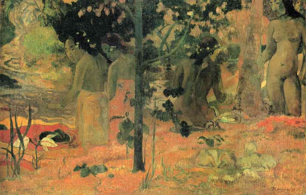Badende Gauguin A4 Photo Print