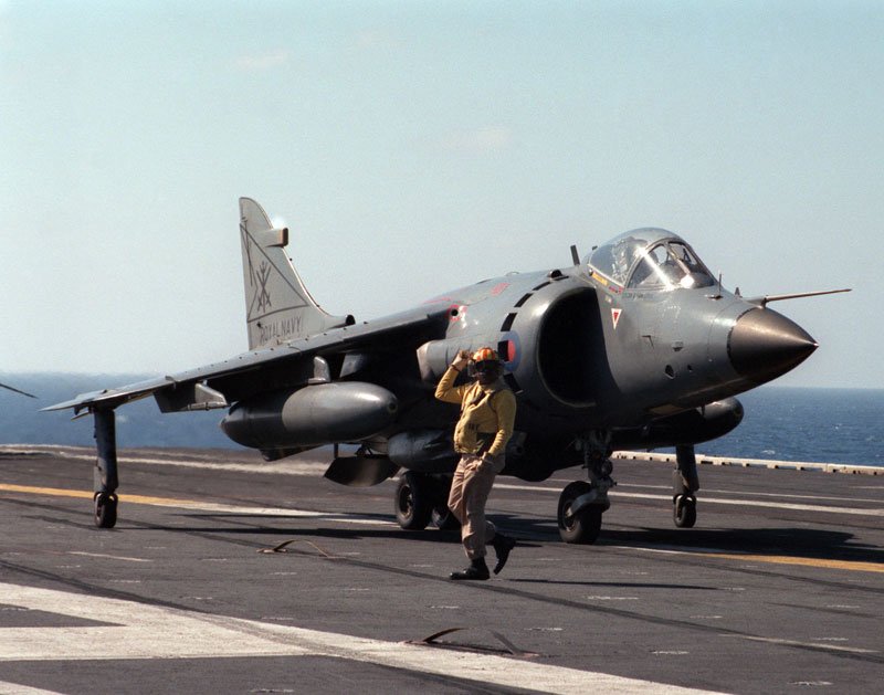 Bae Sea Harrier 12 Military A4 Photo Print