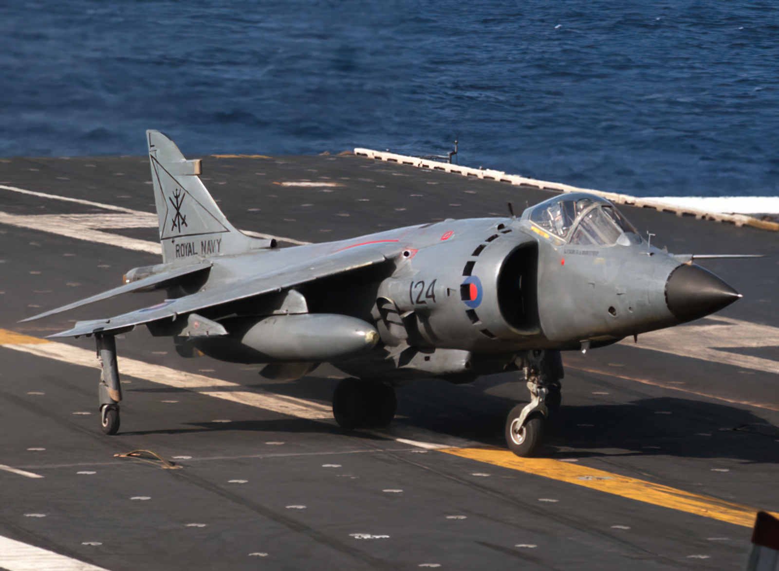 Bae Sea Harrier 18 (2) Military A4 Photo Print