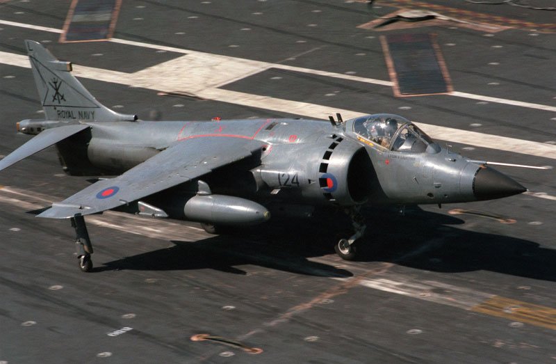 Bae Sea Harrier 3 Military A4 Photo Print