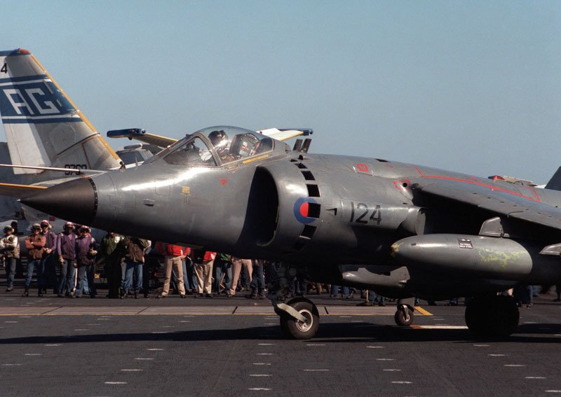 Bae Sea Harrier 5 Military A4 Photo Print