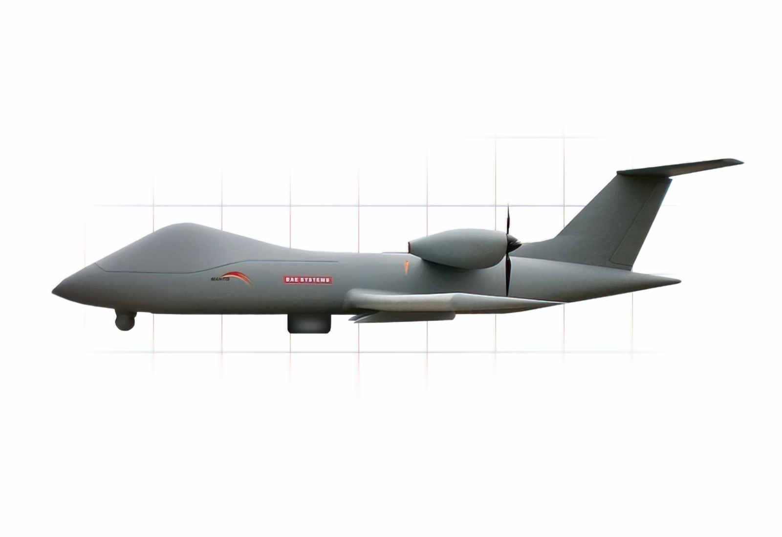 Bae Systems Mantis Uav (2) Military A4 Photo Print