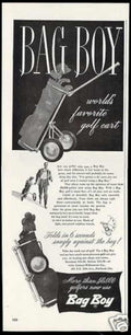 Bag Boy Golf Vintage Retro Advert Ads A4 Photo Print