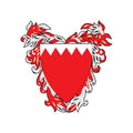 Bahrain Coat Of Arms N110 A4 Photo Print