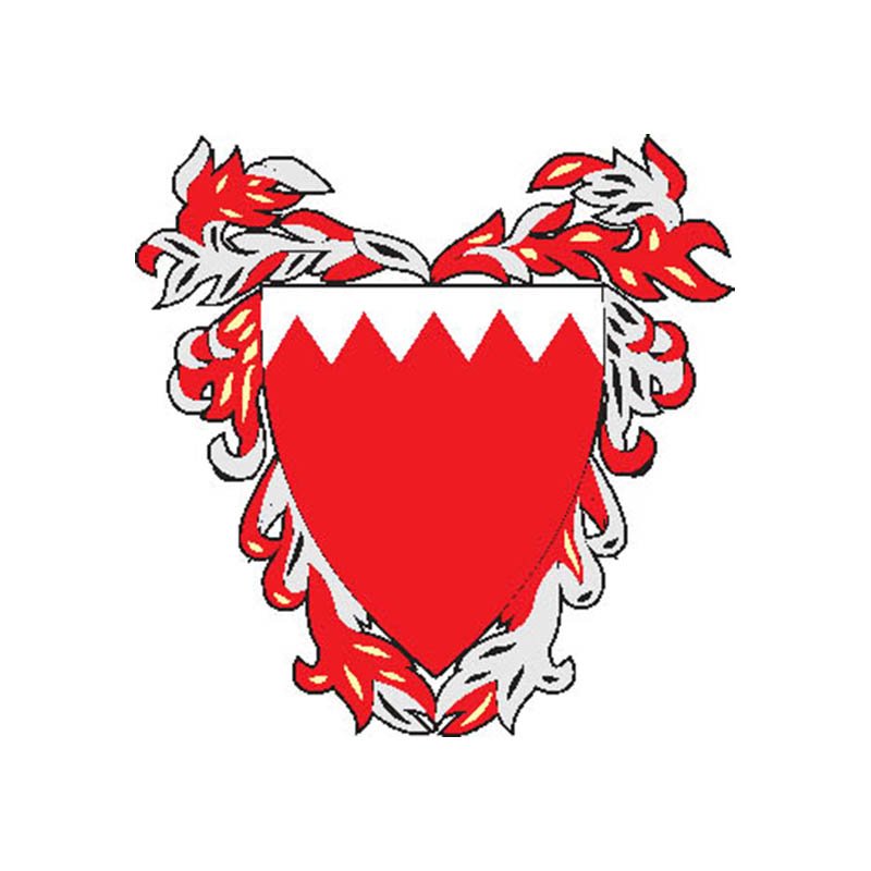 Bahrain Coat Of Arms N110 A4 Photo Print