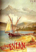 Baie D Evian Vintage Retro Advert Ads A4 Photo Print