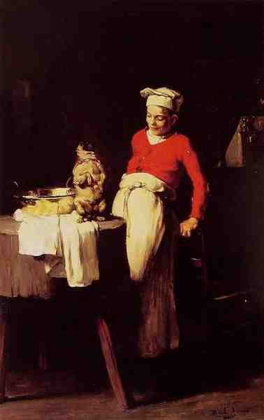 Bail Joseph The Cook And The Pug A4 Photo Print