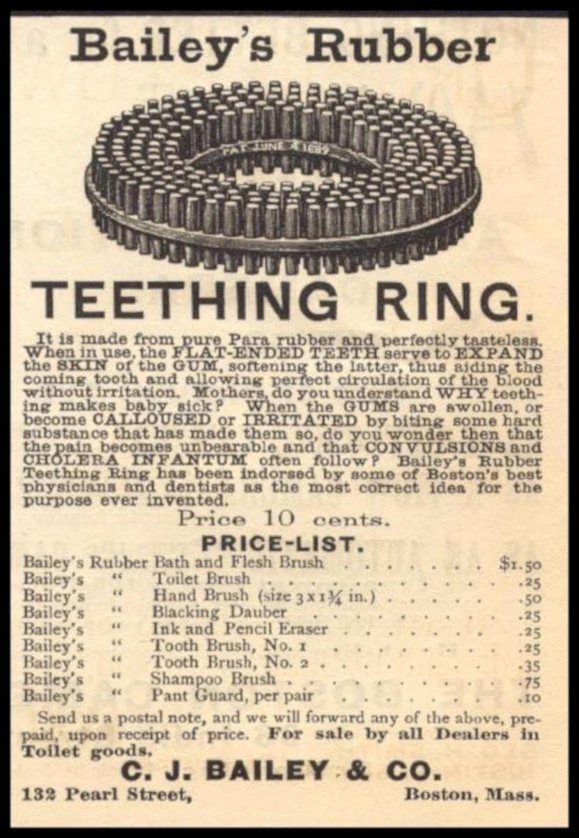 Bailey Rubber Ring 2 Vintage Retro Advert Ads A4 Photo Print
