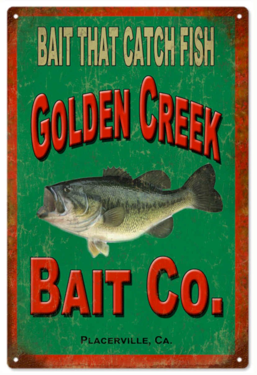 Bait That Catch Vintage Retro Advert Ads A4 Photo Print