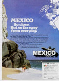 Baja Mexico Cabo Vintage Retro Advert Ads A4 Photo Print