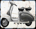 Bajaj Chetak 150 00 03 A4 Photo Print Motorbike Vintage Aged