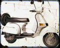 Bajaj Chetak 150 05 03 Motorbike Vintage Aged A4 Photo Print