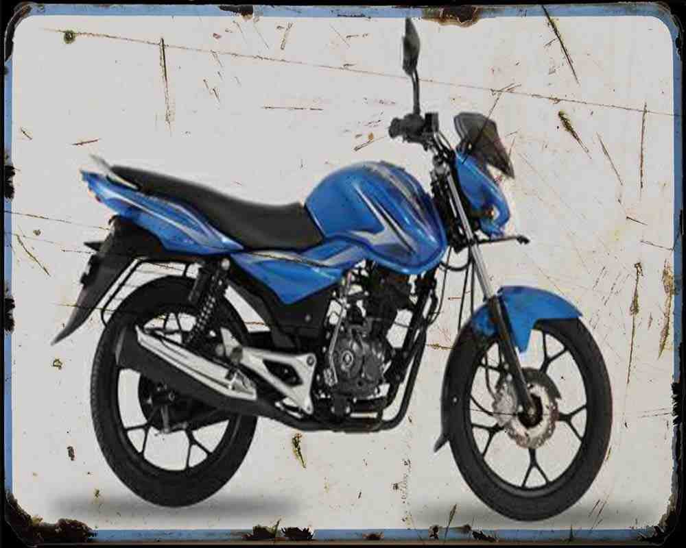 Bajaj Discover 100M 14 01 A4 Photo Print Motorbike Vintage Aged