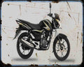 Bajaj Discover 125M 14 01 A4 Photo Print Motorbike Vintage Aged