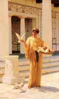 Bakalowicz Stephan Vladislavovich The Doves Art A4 Photo Print