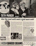 Baked Beans Square Vintage Retro Advert Ads A4 Photo Print