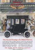Baker Electric Car 2 Vintage Retro Advert Ads A4 Photo Print
