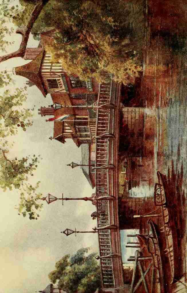 Baker Sidney English Homes & Villages 1909 The River Tonbridge A4 Photo Print