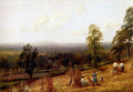 Baker Thomas Harvestime Ashborne Warwickshire Art A4 Photo Print UK